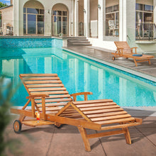 10% OFF OPEN BOX SPECIAL – Set of 4 Teak Bahama Pool Loungers (New & Unused)