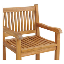 10% OFF OPEN BOX SPECIAL – Set of 8 Teak Wood Elzas Barstools with Arms (New & Unused)