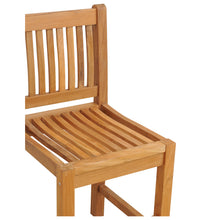 10% OFF OPEN BOX SPECIAL – Set of 8 Teak Wood Elzas Barstools with Arms (New & Unused)