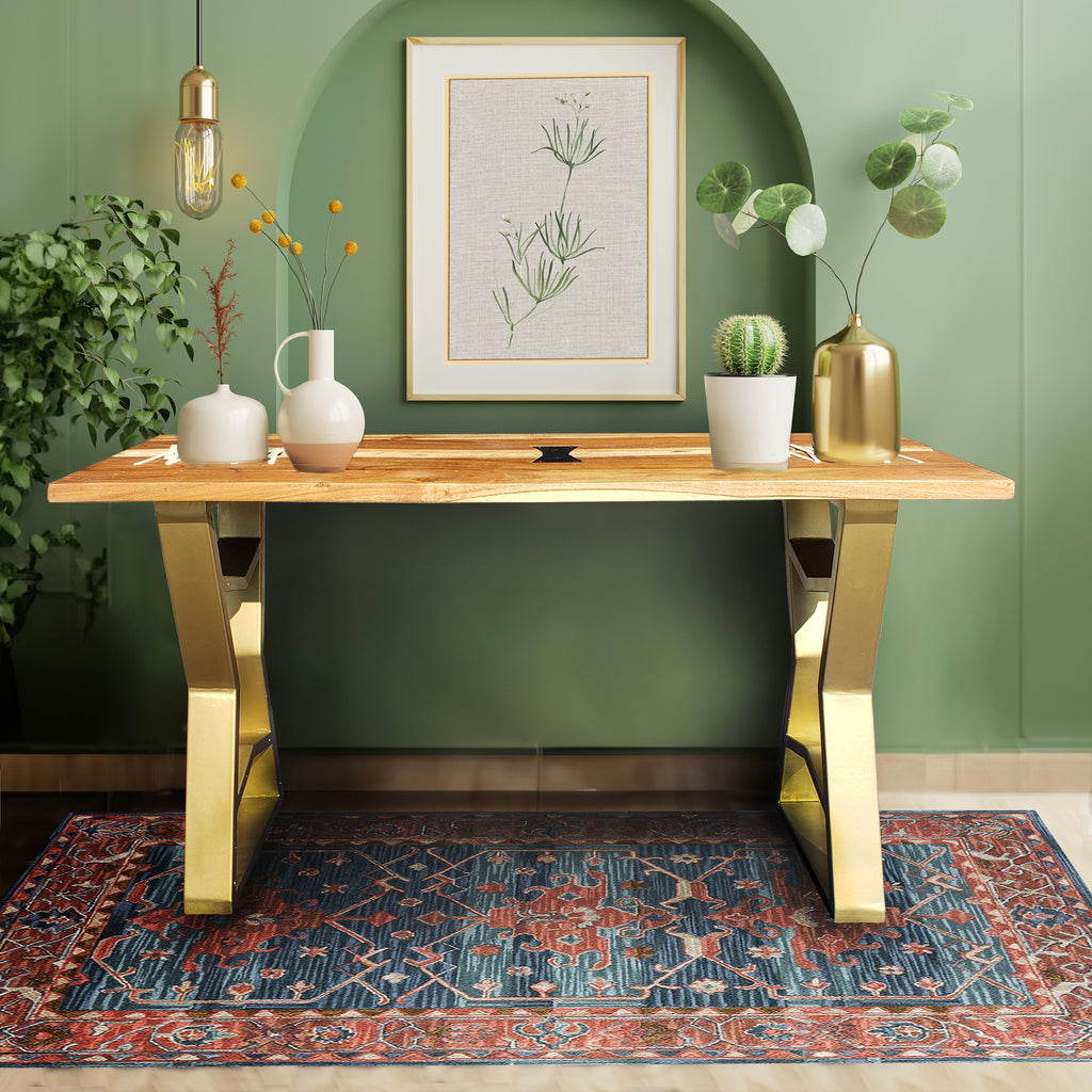Charleston Recycled Acacia Wood Console Table by Chic Teak only