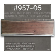 Suar Live Edge Unique Slab Dining Table / Conference Table - 138" Long (choice of table tops)