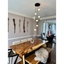 Suar Live Edge Slab Backless Bench approximately 59" long