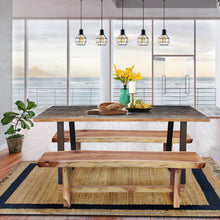 Palm Beach Rustic Recycled Mango Wood Dining Table, 79 inch