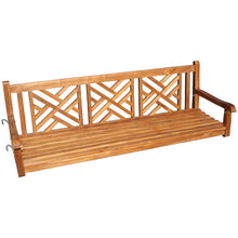 Teak Wood Chippendale Triple Swing - Chic Teak