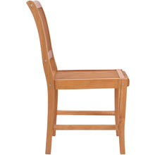 Teak Wood Castle Side Chair