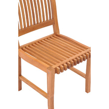 Teak Wood Castle Side Chair