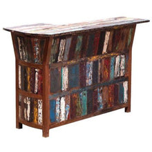 Marina Del Rey Recycled Teak Wood Boat Bar (Available in Left or Right) - Chic Teak