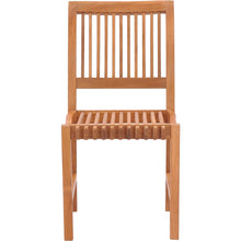 Teak Wood Castle Side Chair
