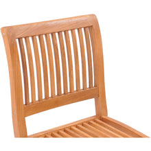 Teak Wood Castle Side Chair