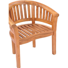 Teak Wood Peanut Chair