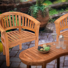 Teak Wood Peanut Chair