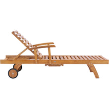 Teak Wood Bahama Pool and Patio Lounger