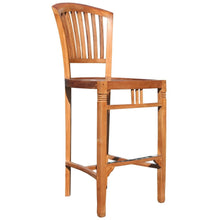 Teak Wood Orleans Bar Stool - Chic Teak