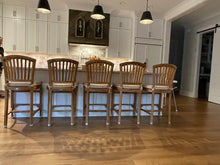Teak Wood Orleans Bar Stool