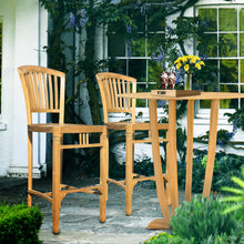 Teak Wood Orleans Bar Stool