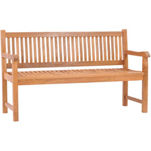 Teak Wood Elzas Double Bench | Chic Teak