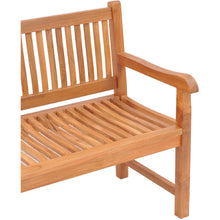 Teak Wood Elzas Double Bench | Chic Teak