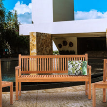 Teak Wood Elzas Double Bench | Chic Teak