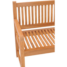 Teak Wood Elzas Double Bench | Chic Teak