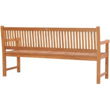 Teak Wood Elzas Triple Bench | Chic Teak