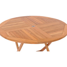 Teak Wood Java Folding Table, 47 inch