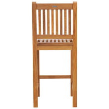 Teak Wood Elzas Barstool without Arms