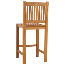 Teak Wood Elzas Barstool without Arms