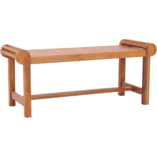 Teak Wood Lutyens Backless Bench