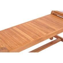 Teak Wood Lutyens Backless Bench