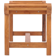 Teak Wood Lutyens Backless Bench