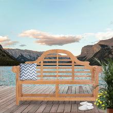 Teak Wood Lutyens Double Bench