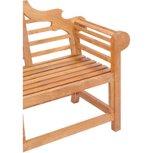 Teak Wood Lutyens Double Bench
