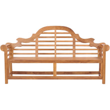 Teak Wood Lutyens Triple Bench