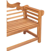 Teak Wood Lutyens Triple Bench