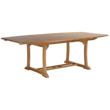 9 Piece Semi Rectangular Teak Wood Balero Table/Chair Set With Cushions - Chic Teak