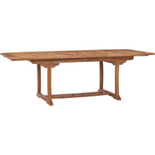 Teak Wood West Palm Semi Oval Extension Table