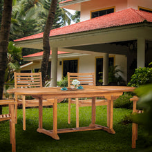 Teak Wood Orleans Oval Extension Table