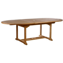 9 Piece Oval Teak Wood West Palm Table/Chair Set With Cushions - Chic Teak