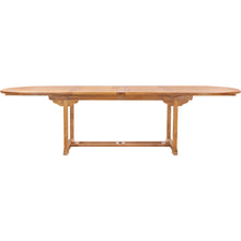 Teak Wood Orleans Oval Double Extension Table