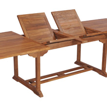 Teak Wood Orleans Oval Double Extension Table