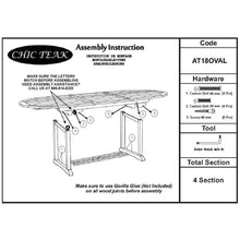 Teak Wood Orleans Oval Extension Table - Chic Teak