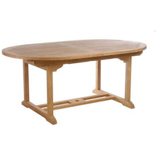 9 Piece Oval Teak Wood Boston Table/Chair Set With Cushions - Chic Teak