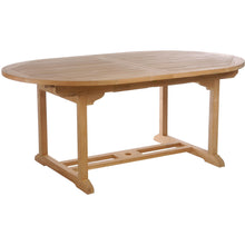 Teak Wood Orleans Oval Extension Table - Chic Teak