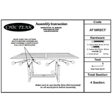 Teak Wood Kasandra Rectangular Extension Dining Table - Chic Teak