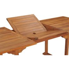 Teak Wood Kasandra Rectangular Extension Dining Table