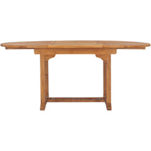 Teak Wood Orleans Round to Oval Extension Table