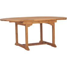 Teak Wood Orleans Round to Oval Extension Table