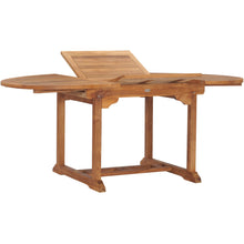 Teak Wood Orleans Round to Oval Extension Table