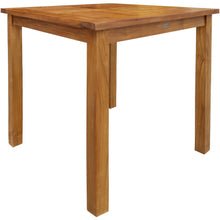 Teak Wood Seville Outdoor Patio Counter Height Bistro Table - 35 inch - Chic Teak