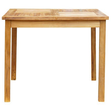5 Piece Teak Wood Castle Patio Bistro Bar Set with 35" Bar Table & 4 Barstools with Arms